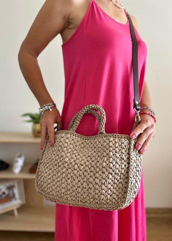 Hasır Dokunuş | Hakiki Deri Sap - Görsel 4