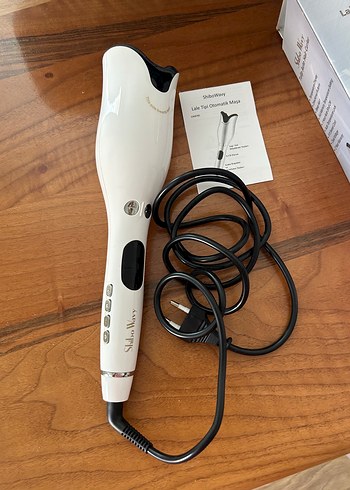 Otomatik Maşa Shibo Wavy Beyaz Lale Tipi - Kalin Su Dalgasi 25mm