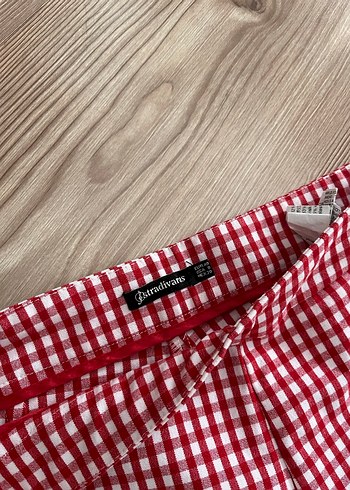 Stradivarius Pötikareli Midi Pantolon
