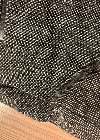 Gri Mini Yün Kadın Şort - Görsel 4