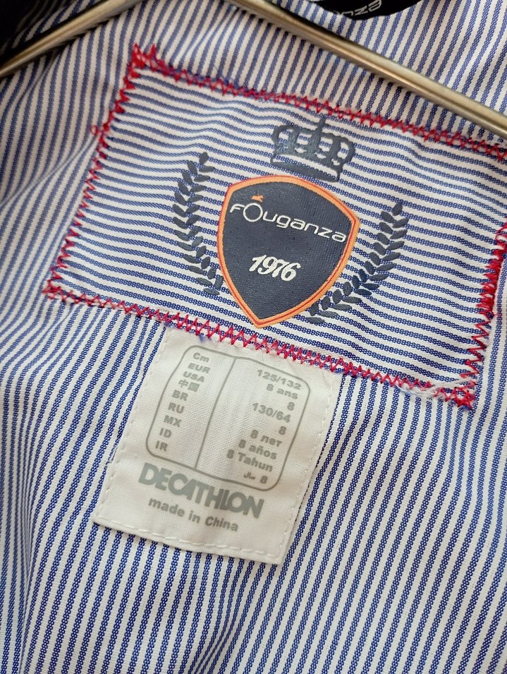 Kız Çocuk Gri Düğmeli Ceket - Görsel 2