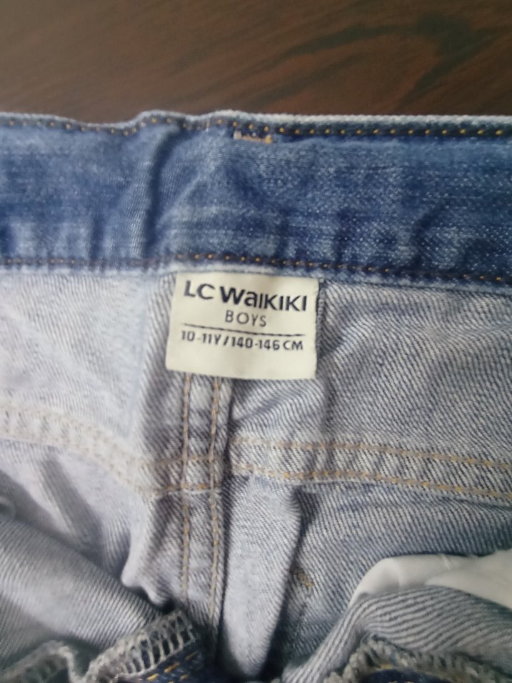 Erkek Çocuk Mavi Denim Pantolon - Görsel 2