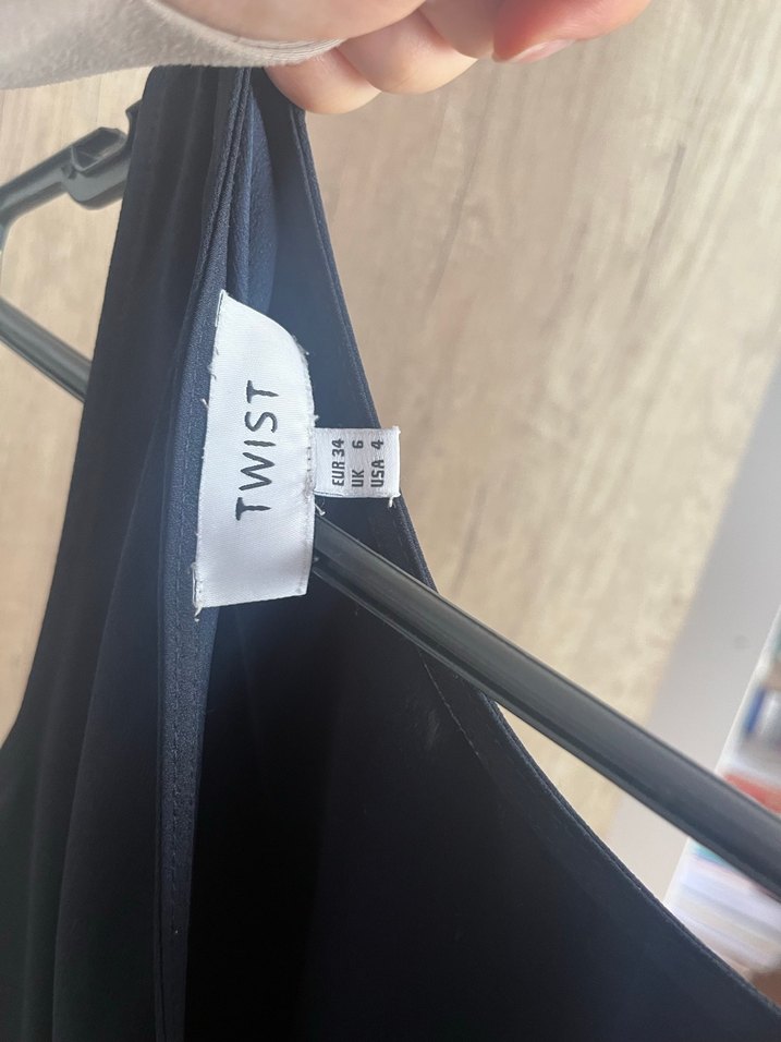 Kadın Siyah Kemerli Uzun Tulum - Görsel 3