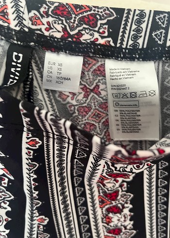 Bordo Desenli Bohem Kadın Kumaş Pantolon - Görsel 2