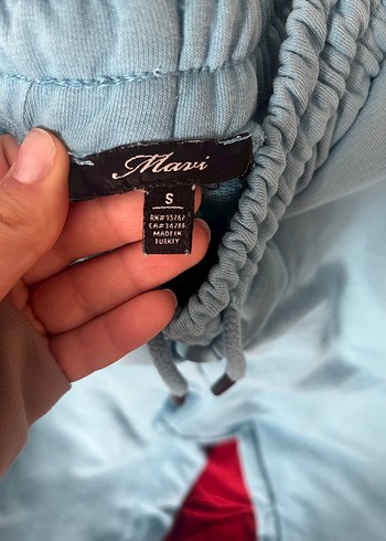 Kadın Mavi Rahat Kesim Eşofman Altı - Görsel 2