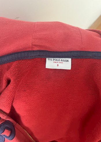 Kırmızı Fermuarlı Sweatshirt - Görsel 2