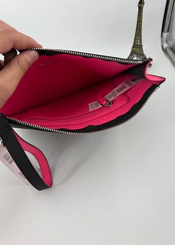 Lacoste Lacoste Siyah Pembe Fermuarlı Kadın Çanta