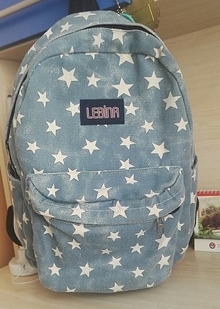 LEBİNA markalı yıldızlı sırt çantası
