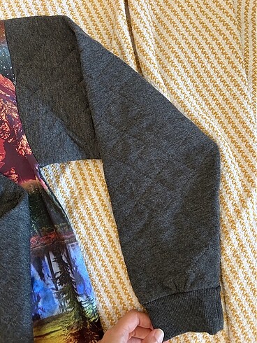 xs Beden gri Renk asos sweatshirt