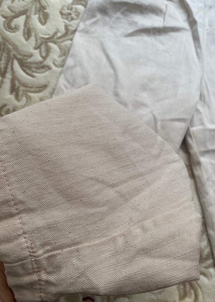 Ketenimsi kumaş pantolon - Görsel 4