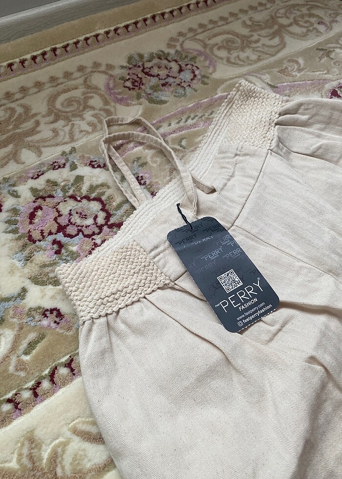 Ketenimsi kumaş pantolon - Görsel 2