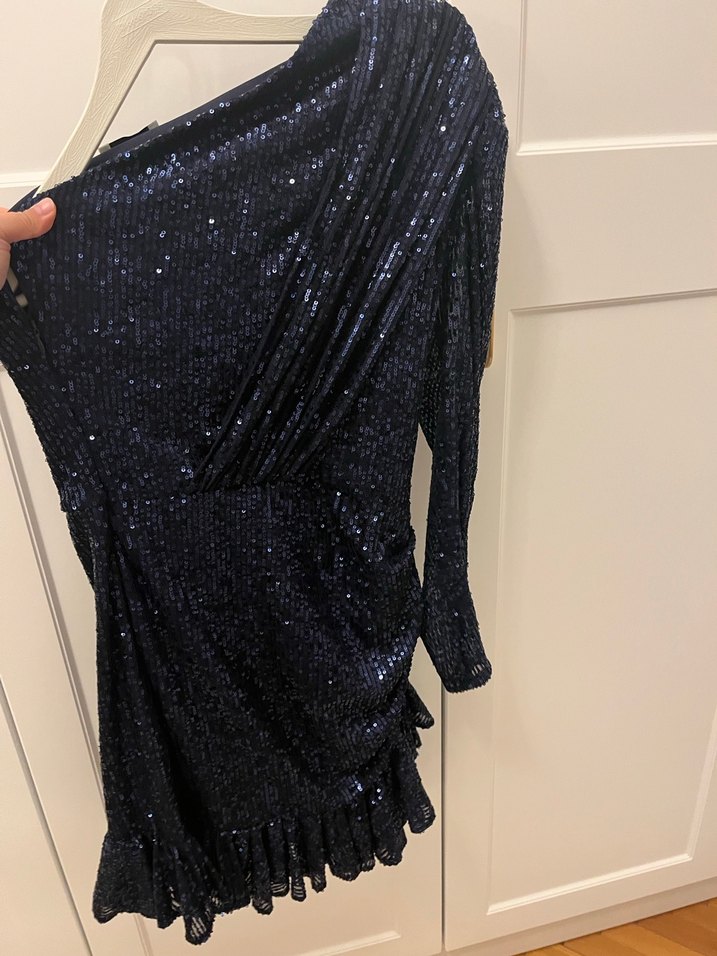 gira official lacivert payetli elbise - Görsel 2