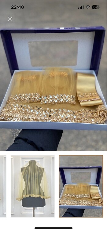 gold kına örtüsü - Görsel 2