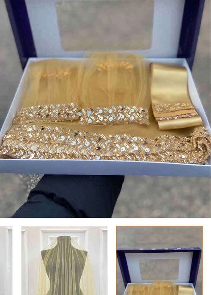 gold kına örtüsü - Görsel 2