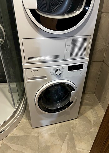 Beden Beyaz Kurutma ve Çamaşır Makinesi Seti