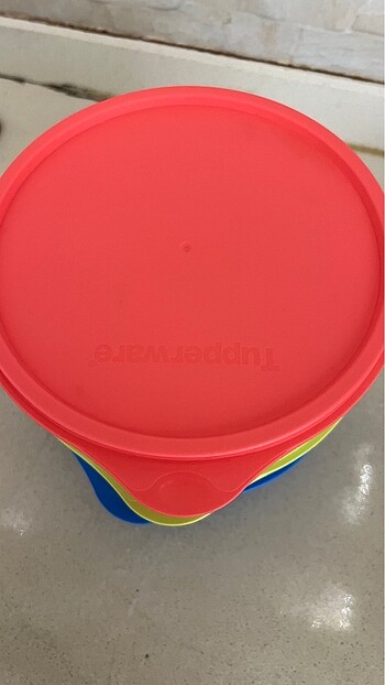  Beden Tupperware saklama kapları 3lü