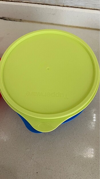  Beden çeşitli Renk Tupperware saklama kapları 3lü