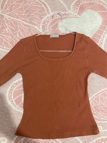 Bershka Kiremit rengi bluz