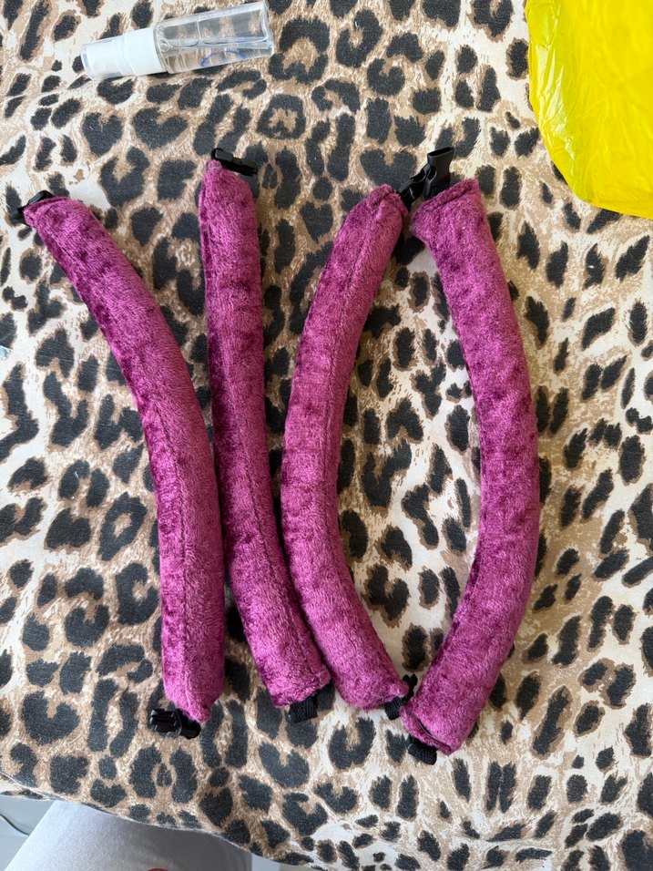 Mor Yılan Desenli Uzun Kadın Suni Kürk Halter Yaka - Görsel 2