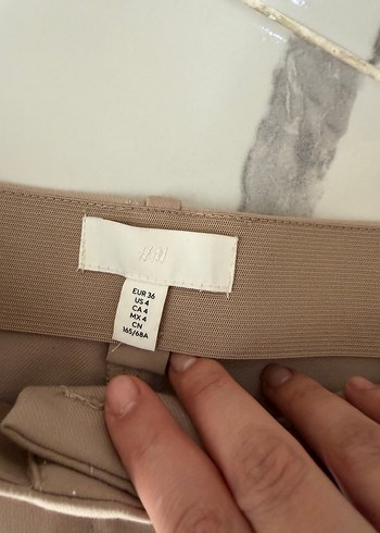 Siyah Midi Kadın Kumaş Pantolon - Görsel 7