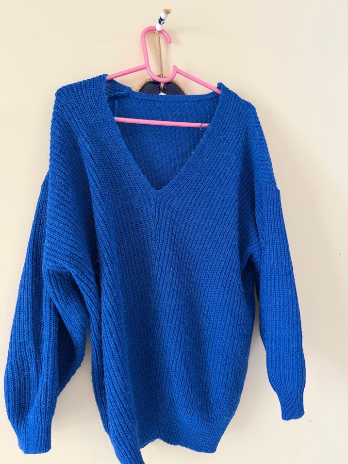 Siyah Mini Balıkçı Yaka Triko Kazak - Görsel 3