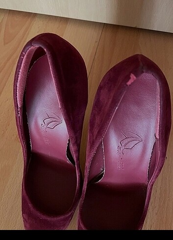 37 Beden bordo Renk Bordo Çanta-Ayakkabı Takımı