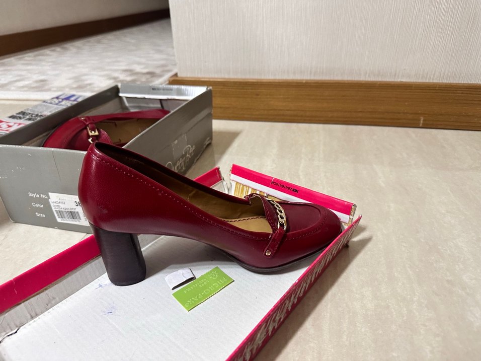 Nine west Bordo Rugan Kadın Klasik Topuklu Ayakkabı - Görsel 2