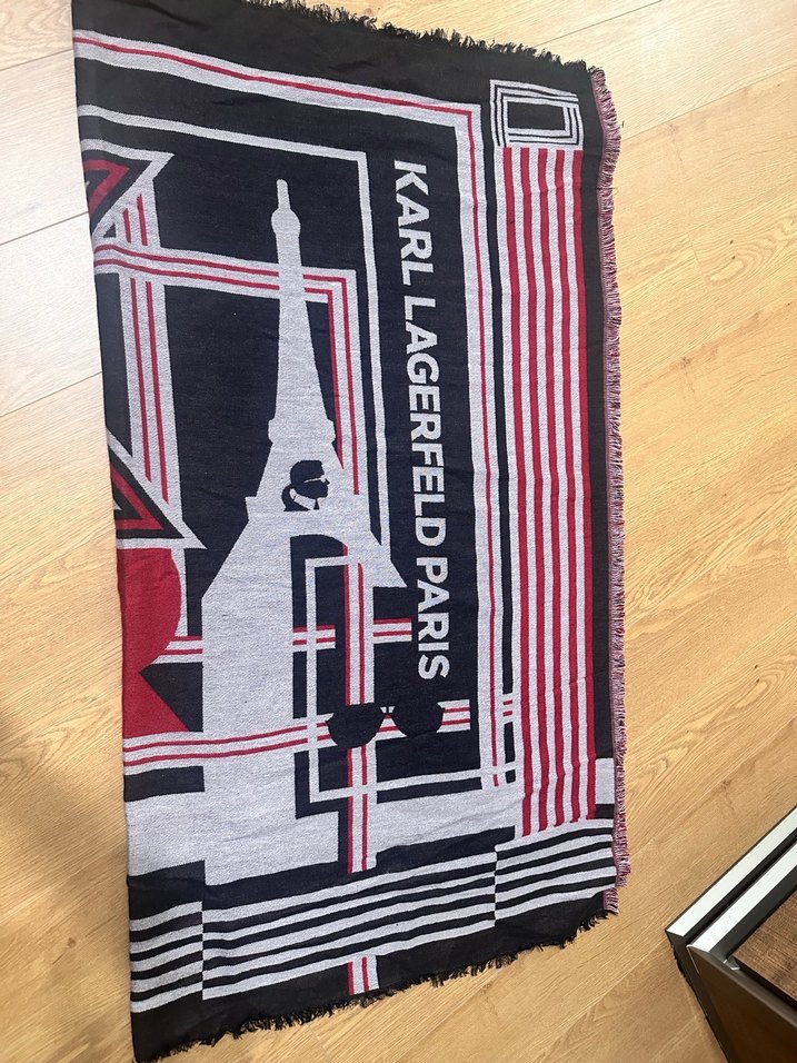 Karl lagerfeld kışlık şal,etiketli - Görsel 3