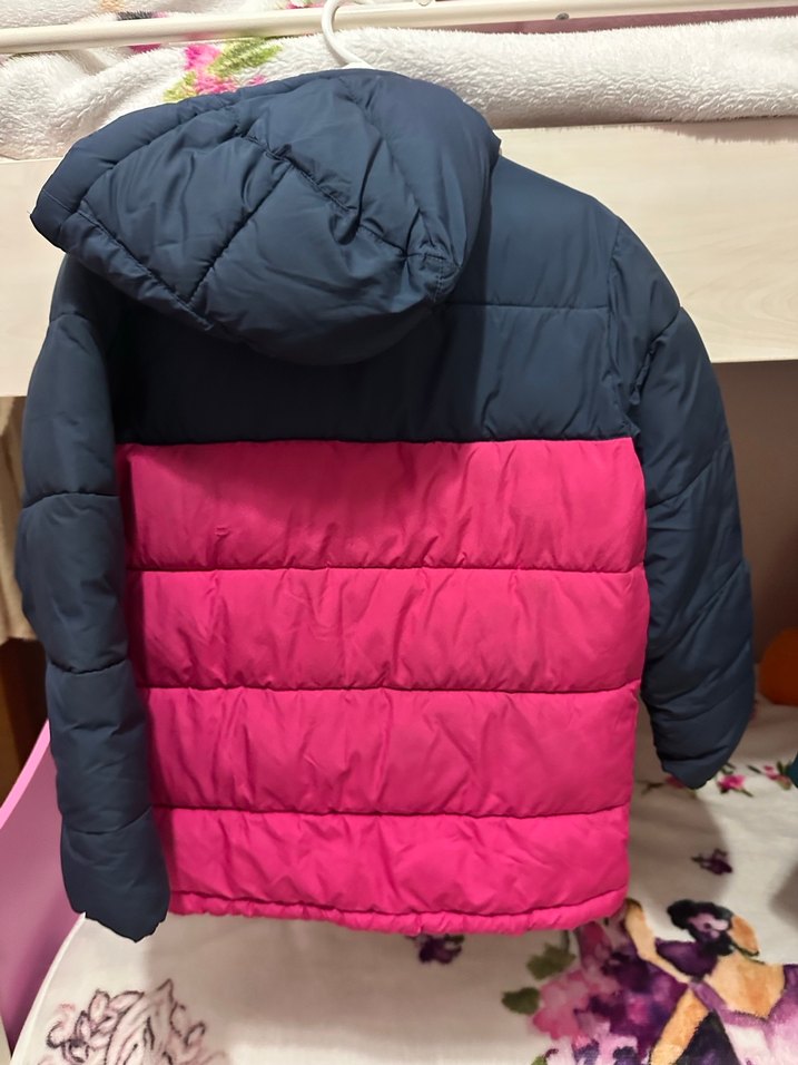 Unisex Columbia Çocuk Pembe Fermuarlı Mont - Görsel 3