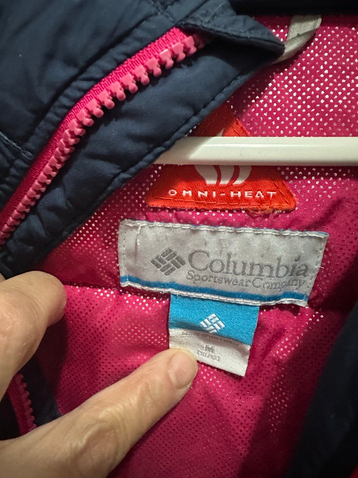 Unisex Columbia Çocuk Pembe Fermuarlı Mont - Görsel 2