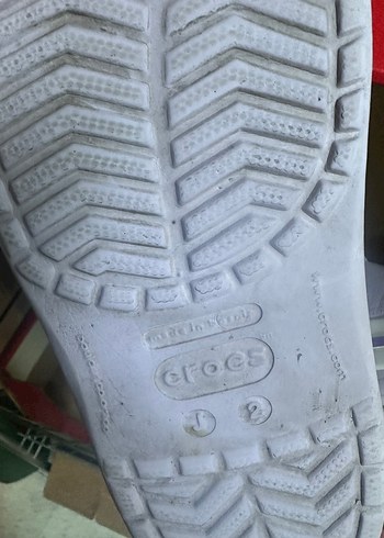 Orjinal Crocs Mor Kız Çocukları Terlik Velcro Detaylı - Görsel 2