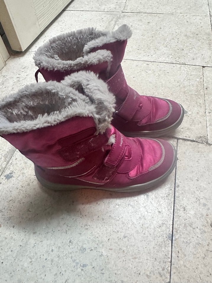 Süoerfit Kız Çocuk Pembe Kürklü Tokalı Bot - Görsel 2