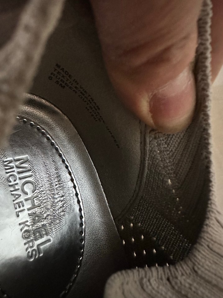 Michael Kors Gri Beyaz Dolgu Topuklu Spor Ayakkabı - Görsel 4