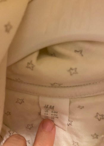 H&M Kürklü Beyaz Bebek Kız Tulumu