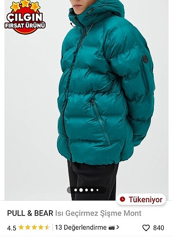 Beden Pullbear ısı geçirmez mont