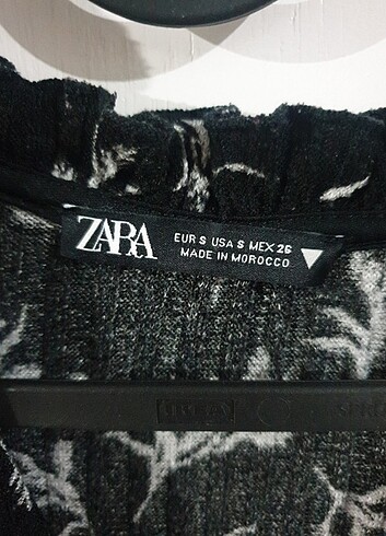 s Beden Zara triko tunik elbise