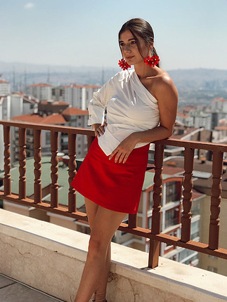 s Beden beyaz Renk Zara model gömlek 