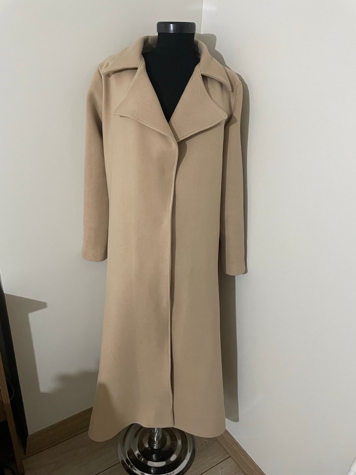 Kaşe kaban astarlı öncen çitçitli - Görsel 5