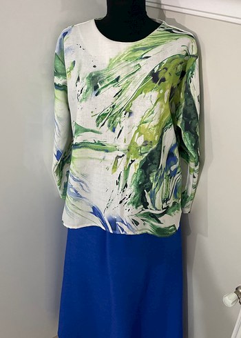 Mavi Salaş Uzun Etek takım uygun fiyatlıdır - Görsel 2