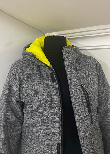 Gri Fermuarlı Erkek Çocuk Mont - Görsel 3