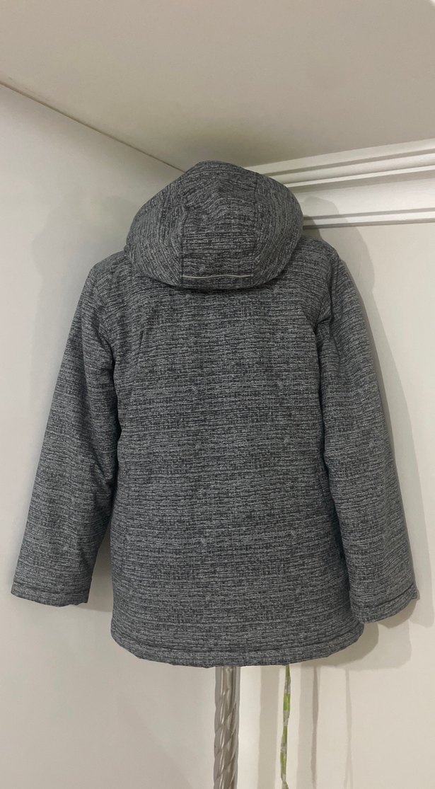 Gri Fermuarlı Erkek Çocuk Mont - Görsel 4