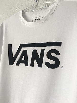 xl Beden beyaz Renk Orijinal sıfır classic Vans tshirt