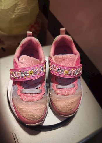 Skechers orijinal Kız Çocuk Pembe Bağcıksız Spor Ayakkabı - Görsel 5