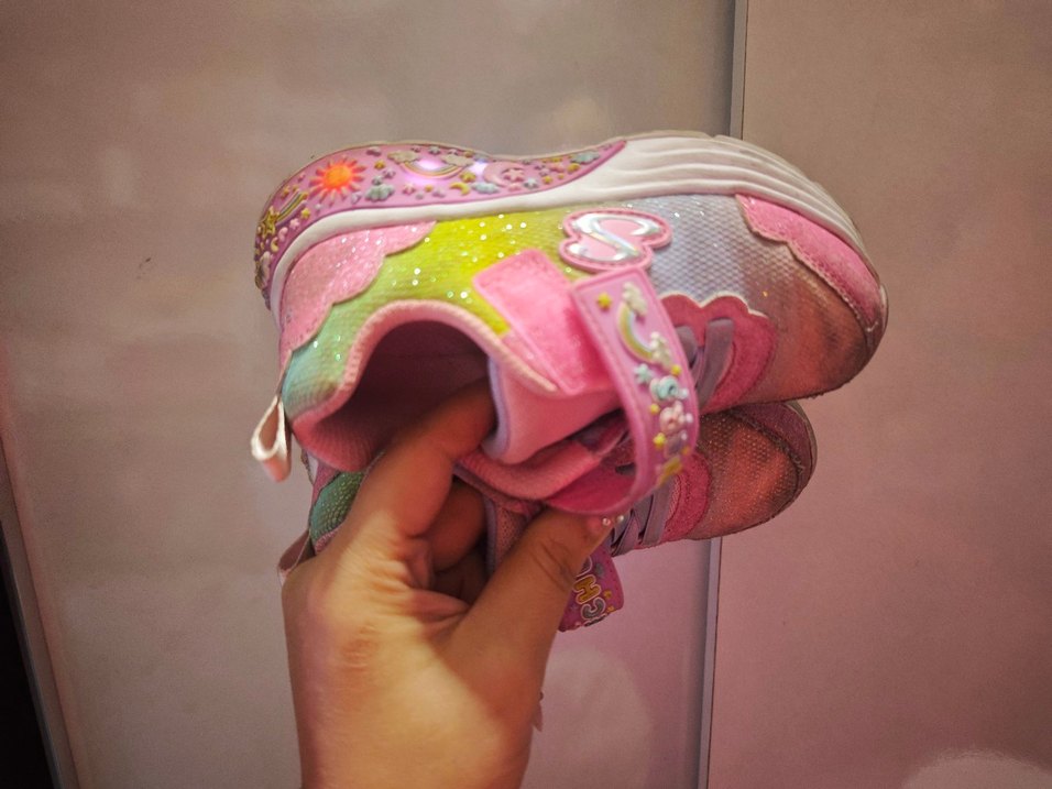 Skechers orijinal Kız Çocuk Pembe Bağcıksız Spor Ayakkabı - Görsel 4