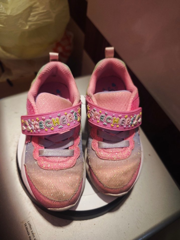 Skechers orijinal Kız Çocuk Pembe Bağcıksız Spor Ayakkabı - Görsel 5