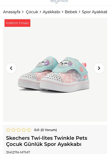 Skechers Twi-lites Twinkle Pets Kız Spor Ayakkabı orjinal - Görsel 2