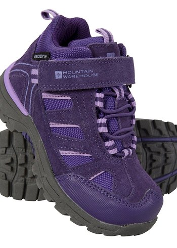 Kızlar için Mor Cırtlı Spor Ayakkabı orjinal mountain warehouse - Görsel 4