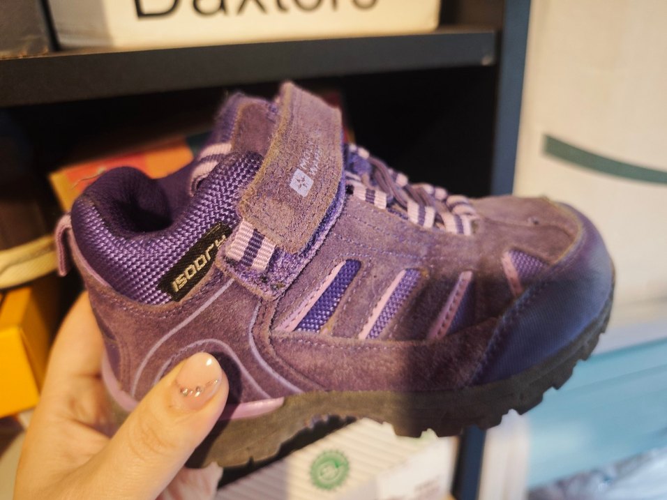 Kızlar için Mor Cırtlı Spor Ayakkabı orjinal mountain warehouse - Görsel 2