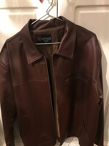 Deri erkek montu - Görsel 2