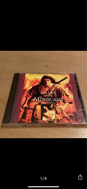 The last of the mohicans soundtrack CD
